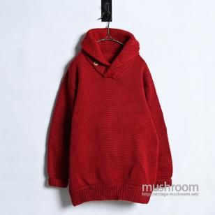 OLD PULLOVER SHAWLCOLLER SWEATER1930'S/GOOD CONDITION