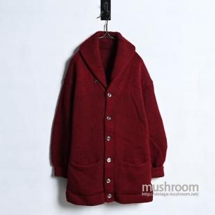 JOHN WANAMAKER LOW GAUGE SHAWLCOLLER CARDIGAN1930'S/GOOD CONDITION