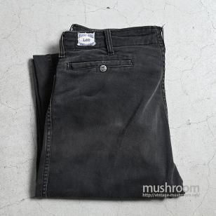 Lee BLACK FRISKO JEANS WORK TROUSERS1960'S/GOOD SIZE