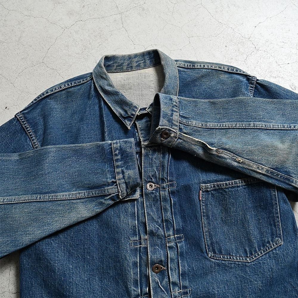 WW2 LEVI'S S506XXE DENIM JACKET（BIG SIZE/SPLIT BACK） - 古着屋
