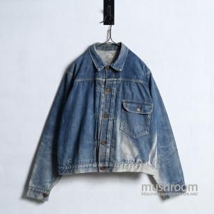 LEVI'S 506XX DENIM JACKETAMAZING SUNFADE & BIG SIZE