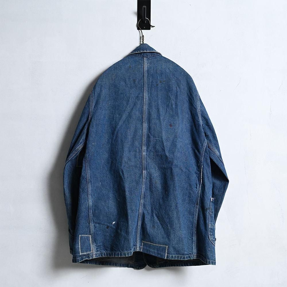 Lee 91-J DENIM COVERALL（1940'S/GOOD REPAIR/SZ 42） - 古着屋