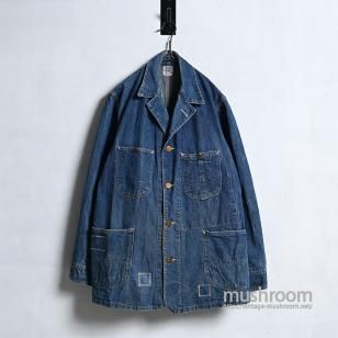Lee 91-J DENIM COVERALL1940'S/GOOD REPAIR/SZ 42