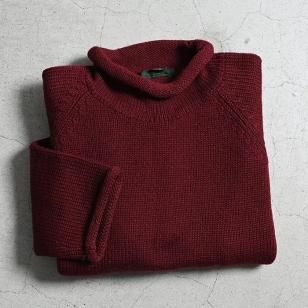 OLD J.CREW ROLL-NECK SWEATER1980'S/GOOD CONDITION/MEDIUM