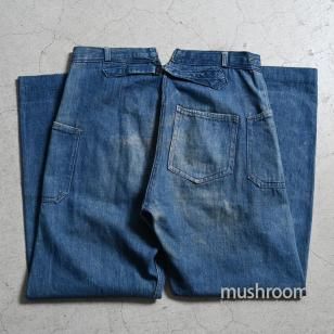 WW1 U.S.N DUNGAREE DENIM TROUSER with BUCKLEBACKGOOD CONDITION