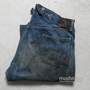 LEVI'S 501XX JEANS with BUCKLEBACK1922'S MODEL