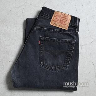 LEVI'S 501-0660 BLACK JEANS'98/W30L30/GOOD CONDITION