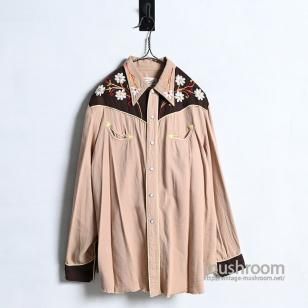 CALIFORNIA RANCHWEAR RAYON GABARDINE WESTERN SHIRTGOOD CONDITION/SZ 16