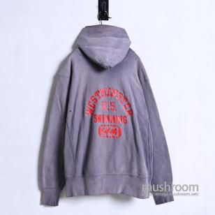 CHAMPION REVERSE WEAVE HOODY with BACK PRINT1960'S/AMAZING FADE/LARGE