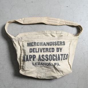 OLD BLACK WATER PRINT NEWSPAPER BAGAround 1950'S
