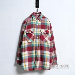 SUN VALLEY PLAID FLANNEL SHIRT1950'S/GOOD CONDITION