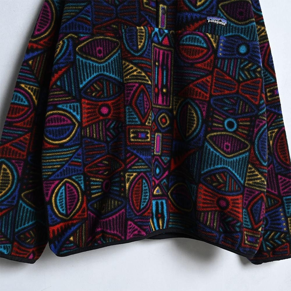 PATAGONIA ABORIGINE PATTERN FLEECE SNAP-T（'95/GOOD
