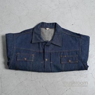 OLD 4-POCKET DENIM JACKETBIG SIZE/DEADSTOCK