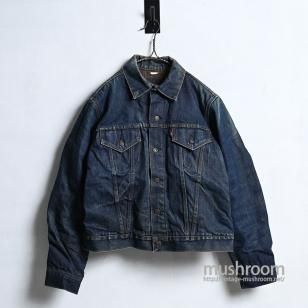 LEVI'S 559 BIGE DENIM JACKET1960'S/SUPER DARK COLOR