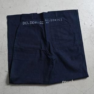 WW2 U.S.NAVY DUNGAREE DENIM TROUSERS with HANDPAINTDEADSTOCK
