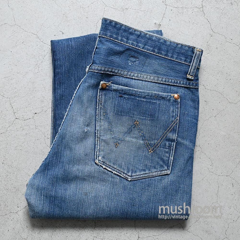 50s vintage wrangler 11mwz ラングラー ヴィンテージ デニム | 旅する古着屋 ドッケリーファーム