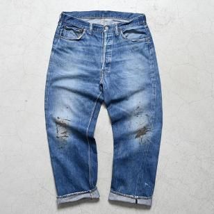 LEVI'S 501XX JEANS1950'S/GOOD INDIGO & GOLDEN SIZE