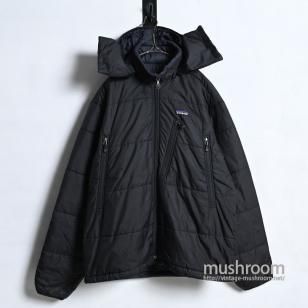 PATAGONIA PUFF JACKET with HOODYBLACK/GOOD CONDITION/LARGE