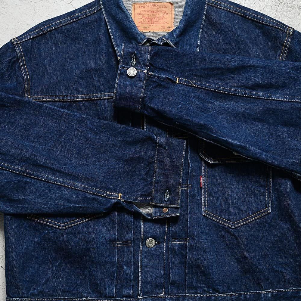 LEVI'S 507 DENIM JACKET（SZ 46/SUPER RARE/DARK COLOR