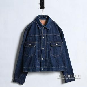 LEVI'S 507 DENIM JACKETSZ 46/SUPER RARE/DARK COLOR