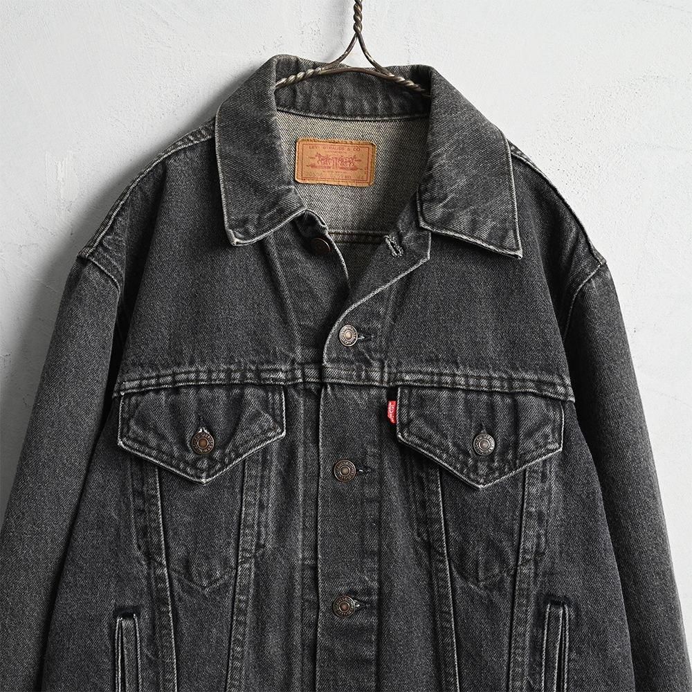 LEVI'S 70506-0259 BLACK DENIM JACKET（SZ 44/GOOD CONDITION