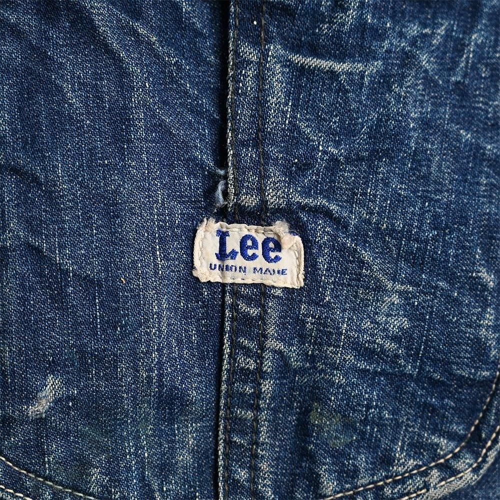 Lee 91-J DENIM COVERALL（1950'S/GOOD INDIGO/SZ 38） - 古着屋