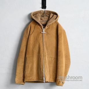 MIGHTY-MAC  ABERCROMBIE & FITCH CORDUROY JACKET with HOODY1970'S/GOOD CONDITION