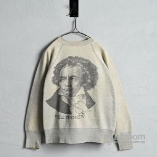 BEETHOVEN WATER PRINT SWEAT SHIRTGOOD CONDITION/1960'S