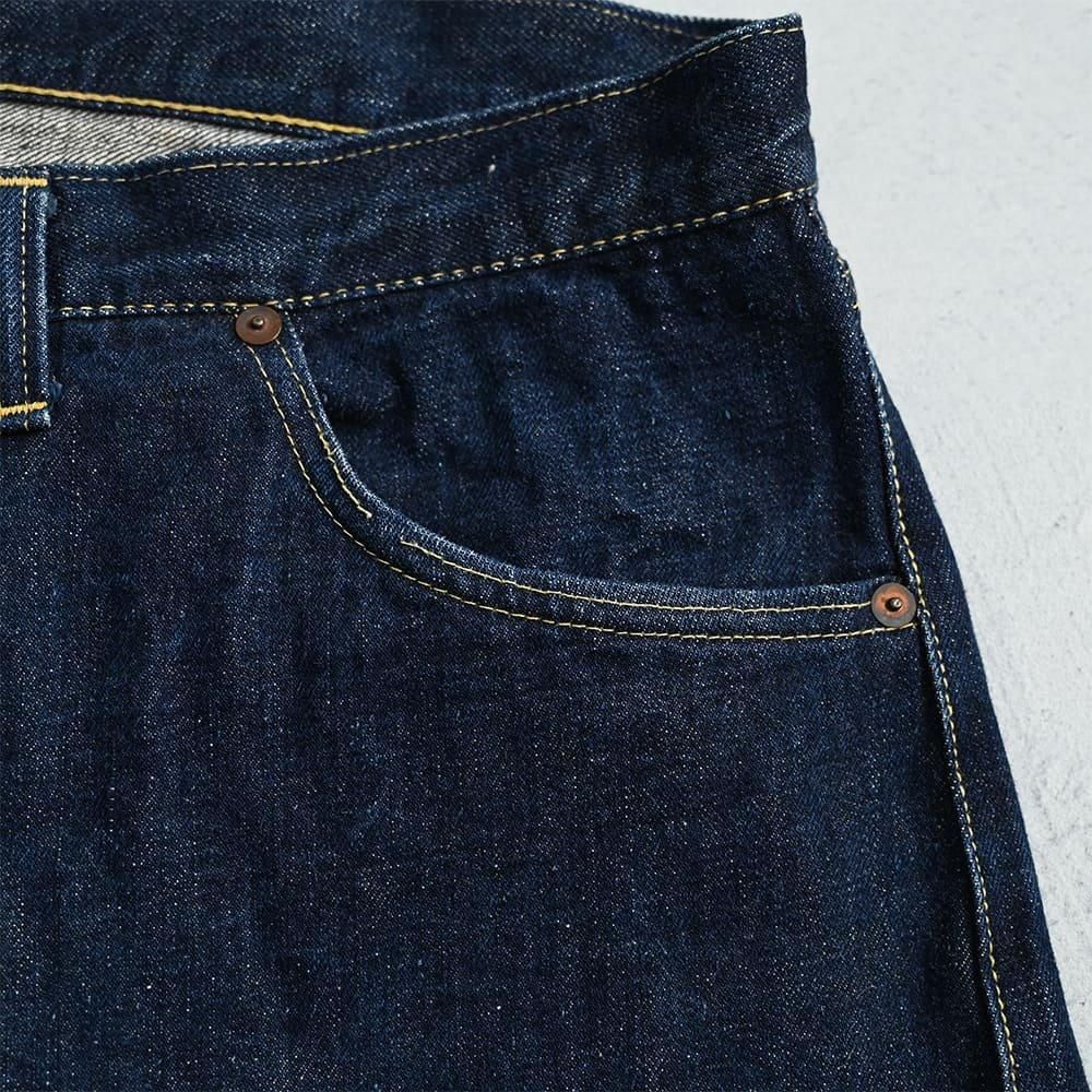 WW2 LEVI'S S501XX JEANS with LEATHER PATCH & PAINT STITCH