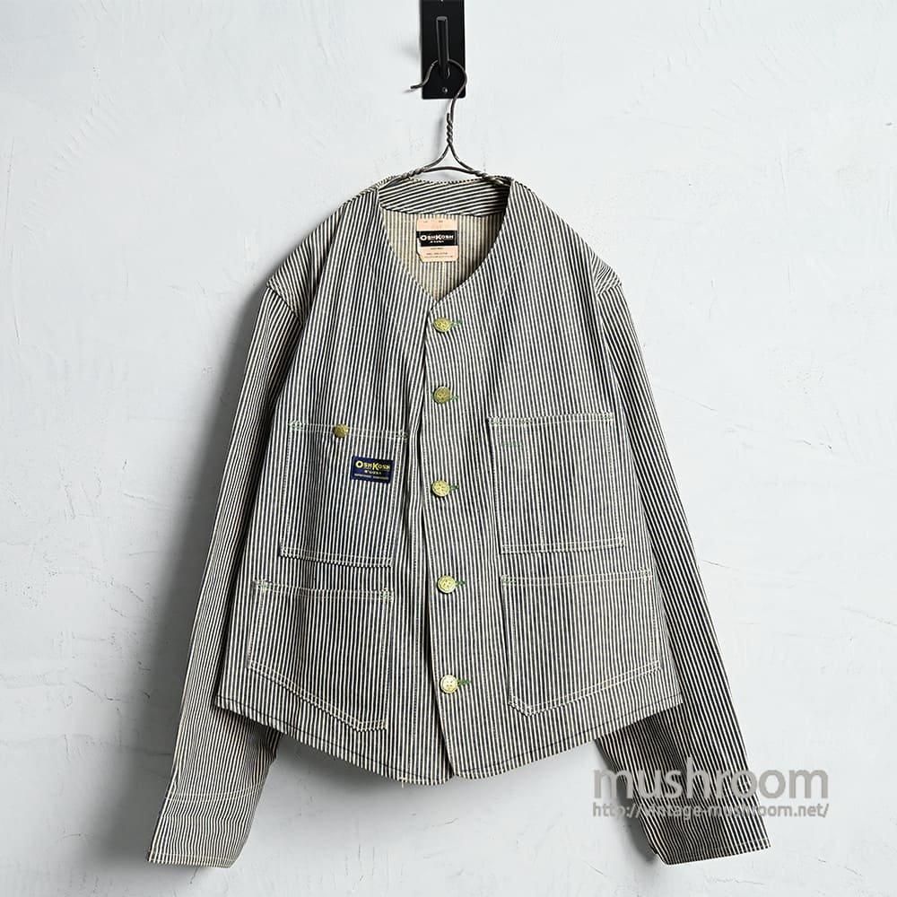 OSH KOSH HICKORY STRIPED ENGINEER WORK JACKET(1950'S OSH KOSH HICKORY STRIPED ENGINEER WORK JACKET(1950'S