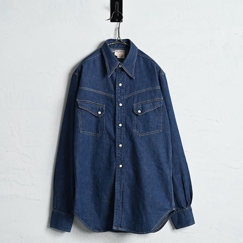 LEVI'S SHORTHORN DENIM SHIRT（1950'S/EARLY TYPE/MINT