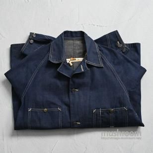 HEAD LIGHT DENIM COVERALL1950'S/DEADSTOCK