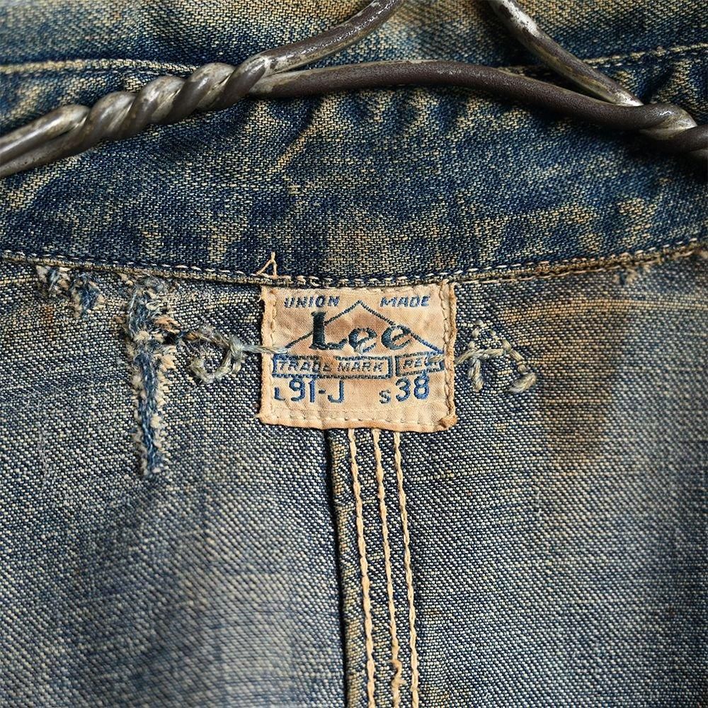 Lee 91-J DENIM COVERALL with CHINSTRAP（1920'S/SZ 38