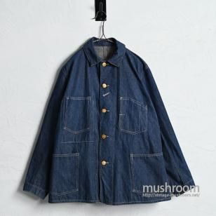 CARHARTT DENIM COVERALL with CHANGE BUTTON1910'S/ALMOST DEADSTOCK/SZ 42