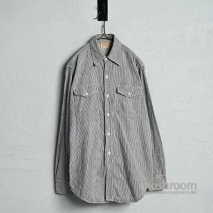 HEADLIGHT STRIPED WORK SHIRT1950'S/GOOD CONDITION