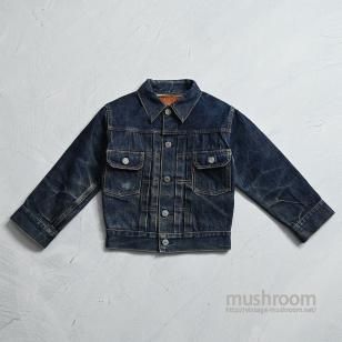 LEVI'S 507BXX DENIM JACKET with LEATHER PATCHDARK COLOR & NICE HIGE