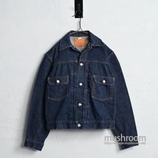 LEVI'S 507XX DENIM JACKET WITH LEATHER PATCHONE SIDE TAB/MINT CONDITION
