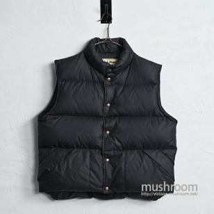 L.L.BEAN BLACK DOWN VESTAround 1990'S/LARGE