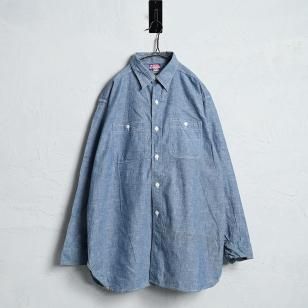 WTG CHAMBRAY WORK SHIRT by GRANTS1950'S/MINT CONDITION 