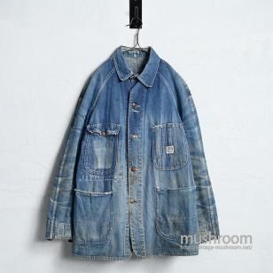 PAY DAY DENIM COVERALL1940'S/AMAZING HIGE