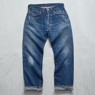 LEVI'S 501 BIGE JEANS1960'S/GOOD INDIGO & GOOD SIZE