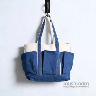 L.L.BEAN DENIM GARDEN TOTE2000'S/DEADSTOCK