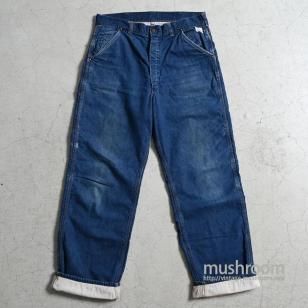 STRONG RELIABLE DENIM PAINTER PANTS with FLANNEL LININGGOLDEN SIZE