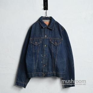 LEVI'S 70505-0217 BIGE DENIM JACKETSZ 46/GOOD CONDITION