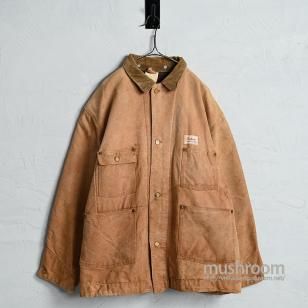 CARHARTT BROWN DUCK CHORE JACKET with BLANKETGOOD CONDITION/SZ 50