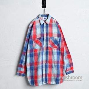 PILGRIM PLAID FLANNEL SHIRT1950'S/GOOD CONDITION/LARGE