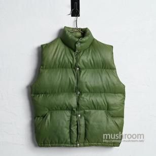 THE NORTH FACE DOWN VEST1970'S/GREEN/MEDIUM