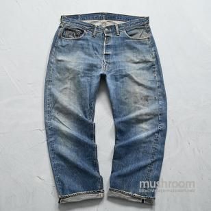 LEVI'S 501 BIGE JEANSGOOD SIZE & GOOD INDIGO