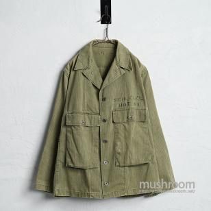 WW2 U.S.NAVY HBT UTILITY JACKET with STENCIL1940'S/GOOD CONDITION