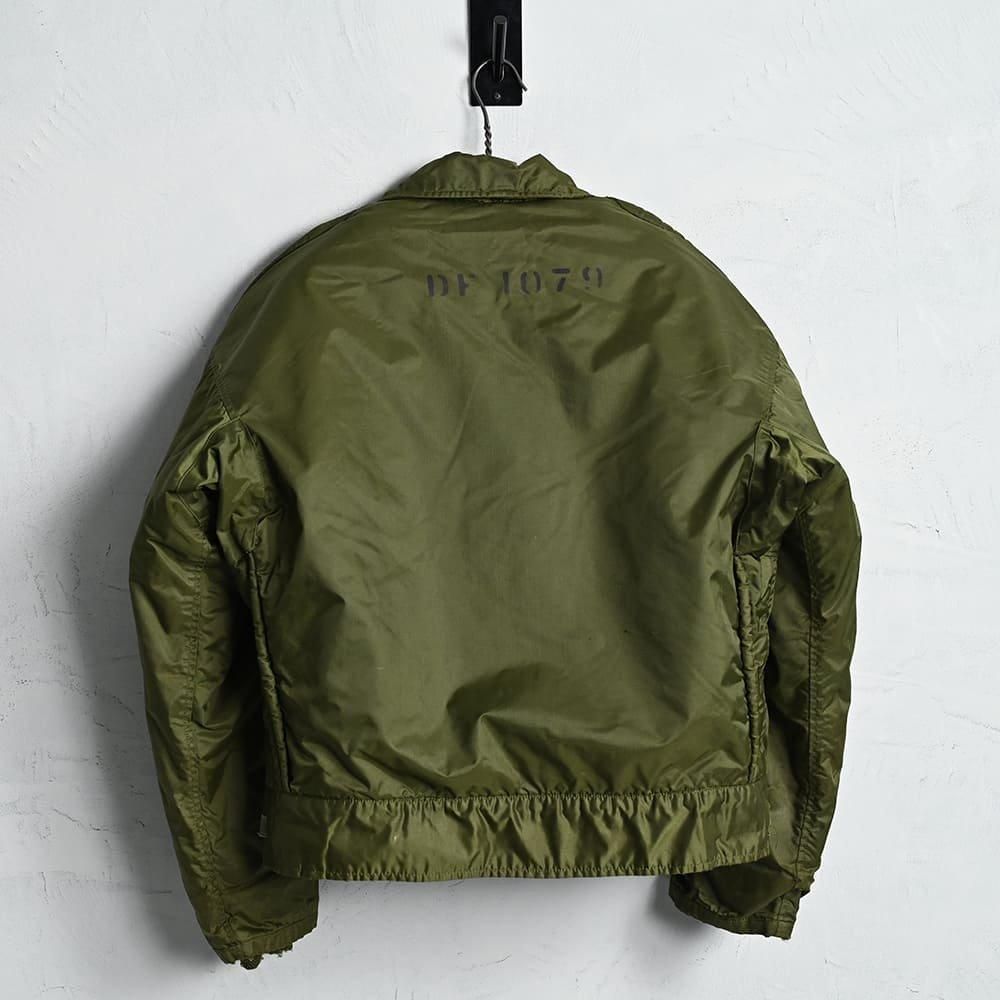 U.S.NAVY A-1 NYLON DECK JACKET with STENCIL('63/GOOD U.S.NAVY A-1 NYLON DECK JACKET with STENCIL('63/GOOD